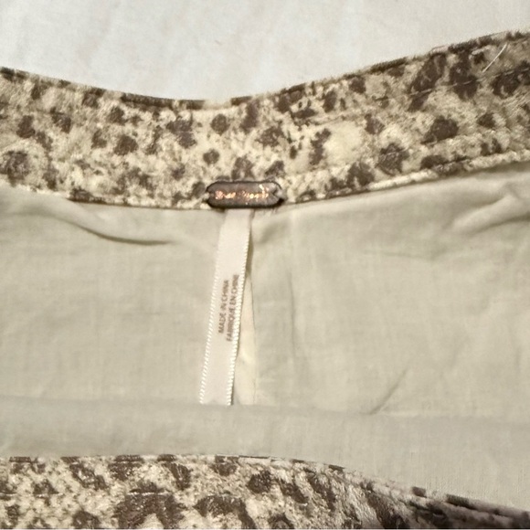 Free People Brown and Cream Patterned Skirt - Picture 5 of 9